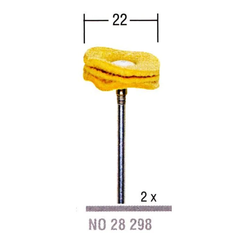 Leštiace telieska kožené 22mm PROXXON 28298