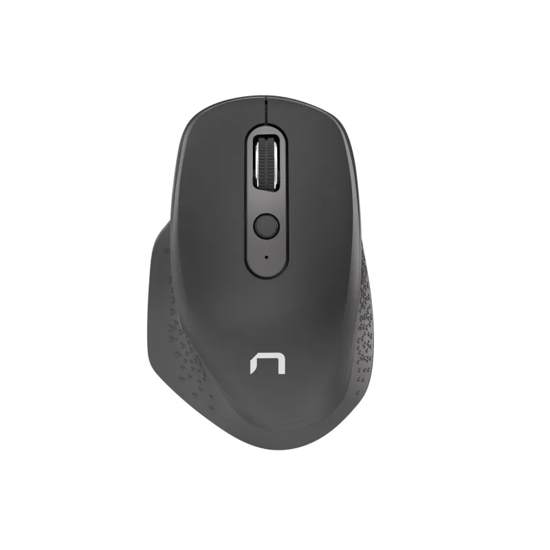Natec optická myš FALCON/Kancelářská/Optická/Pro praváky/3 200 DPI/Bezdrátové Bluetooth/Černá NMY-1610