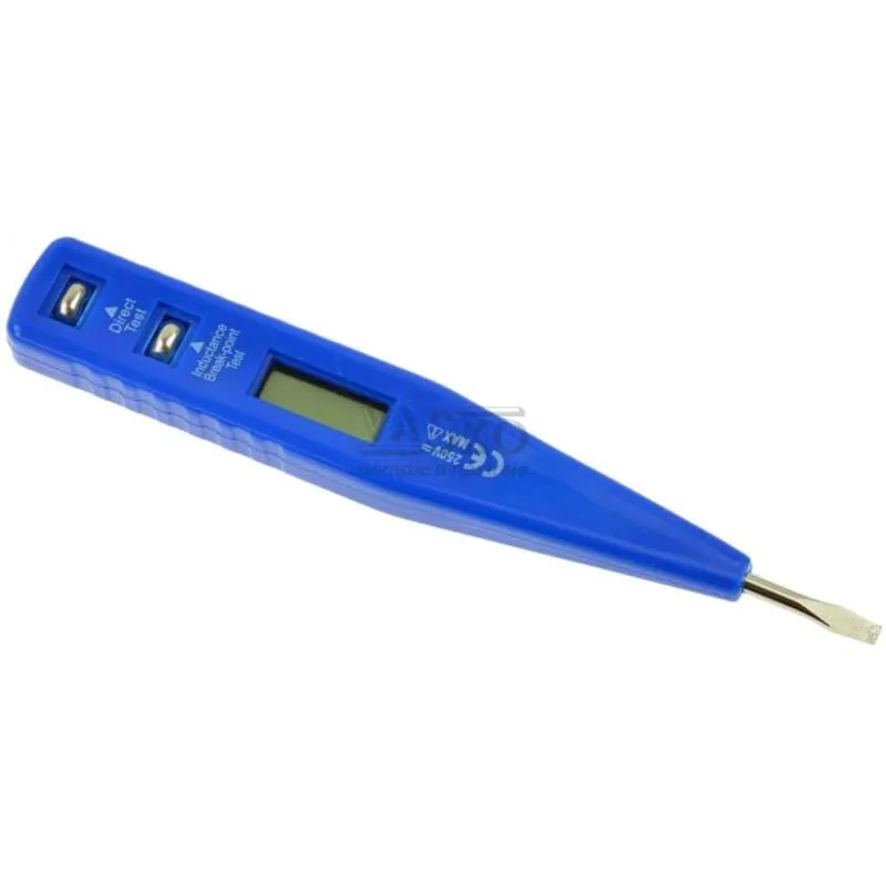 Elektro skúšačka napätia LCD, 3 x 135 mm, 10-250 V