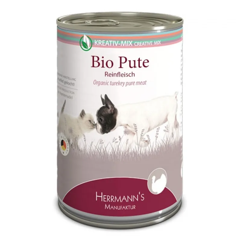 Herrmanns BIO Morčacie mäso, konzerva 6x 400 g