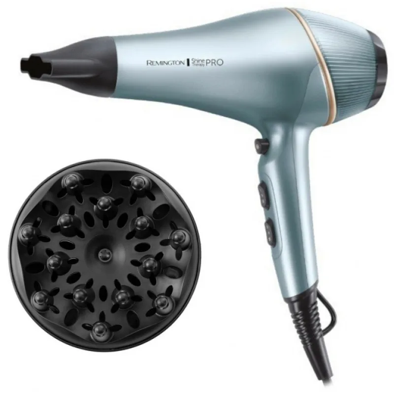 REMINGTON AC9300 Shine Therapy PRO 2200W - ionizačný fén na vlasy s difuzérom