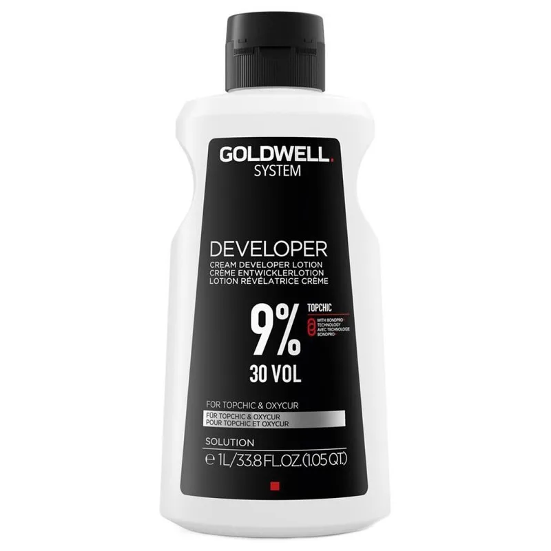 GOLDWELL Topchic Developer Lotion 9% (vol30) - krémový peroxid vodíkov 1000ml