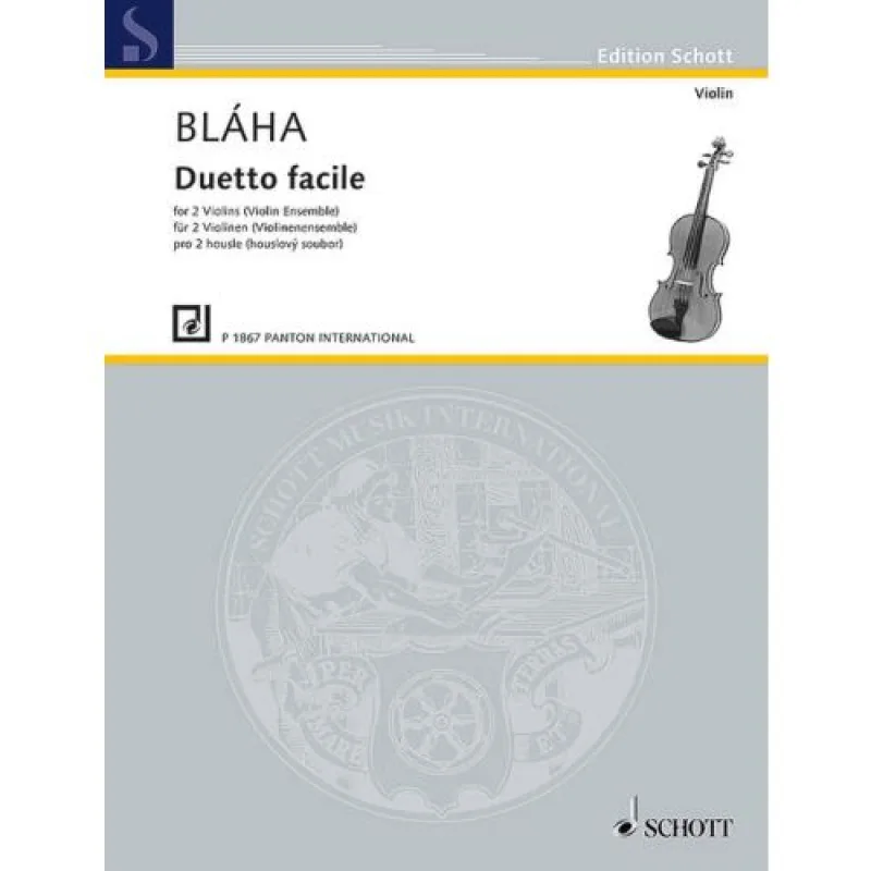 Schott Music Doutto facile pro 2 housle