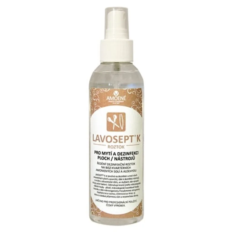AMOENÉ LAVOSEPT Nástroje Dezinfekčný roztok na nástroje 200ml - spray s vôňou trnky