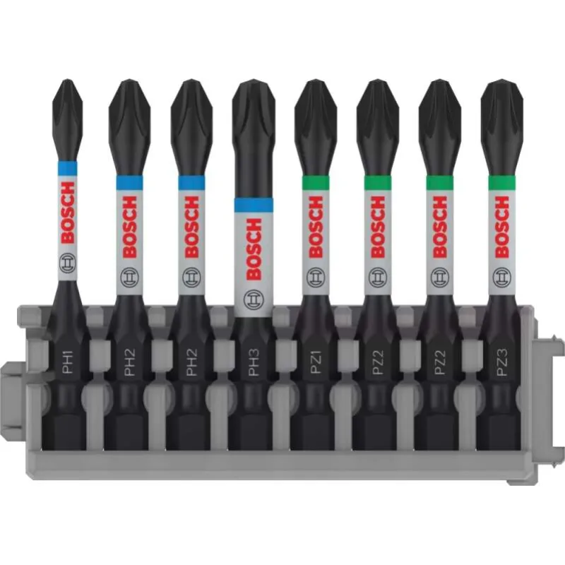 Sada predĺžených bitov BOSCH PRO Impact Set 8-dielna