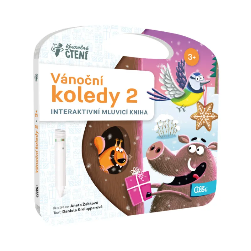 Albi Kúzelné čítanie Kniha Spievánky Vianočné koledy 2