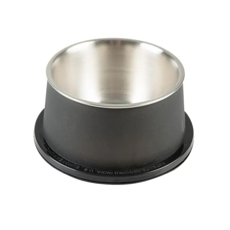 Miska DUVO+ Inox conic nerezová matná - čierna 600 ml