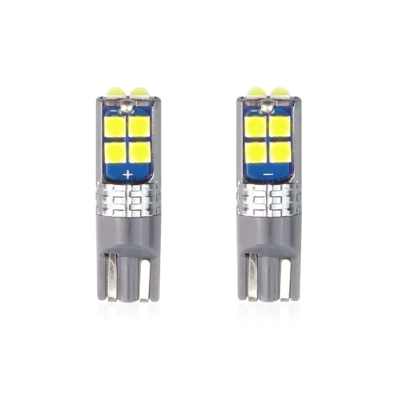 LED žiarovky CANBUS 10SMD 3030 T10 W5W White 12V/24V