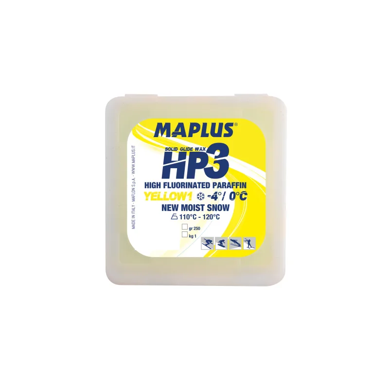 Vosk na lyže Briko Maplus HP3 Yellow1 -4 až 0°C 250g
