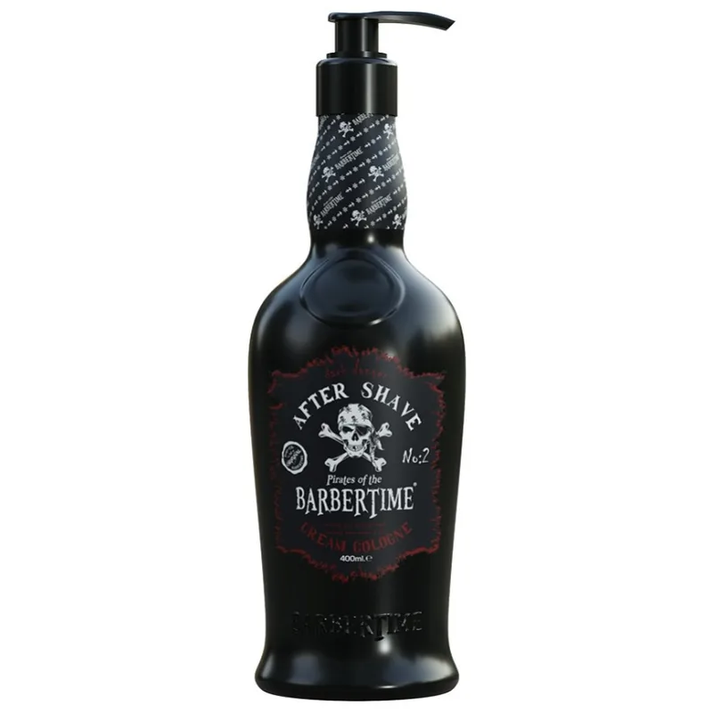 Pirates of the BARBERTIME BARBERTIME No.2 Cream Cologne Dark Danger 400ml - krémová kolínska, balzam po holení