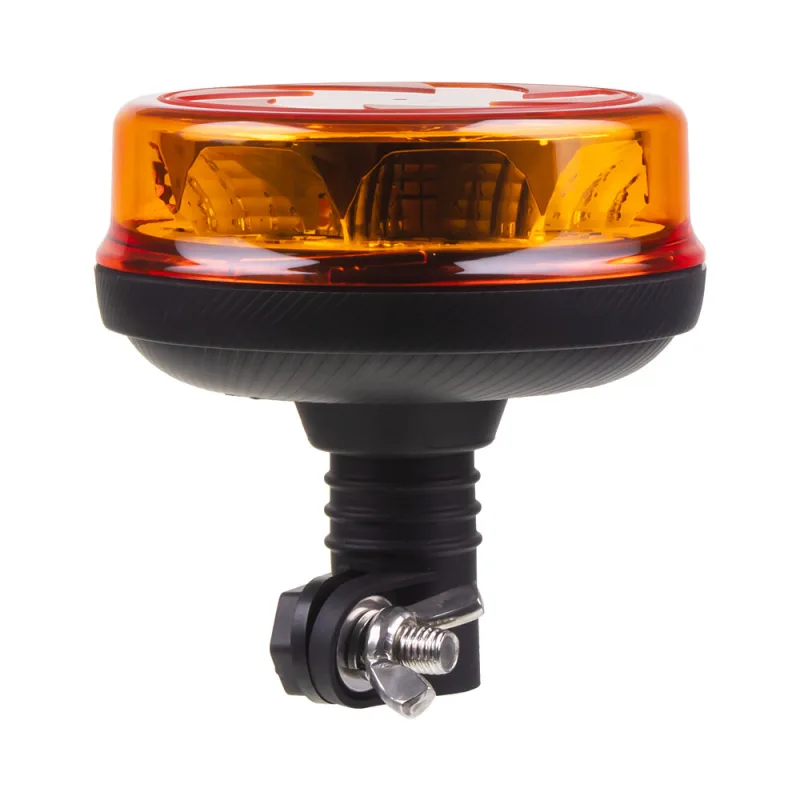 LED maják, 12-24V, 16x1W oranžový na držák, ECE R65 wl141hr