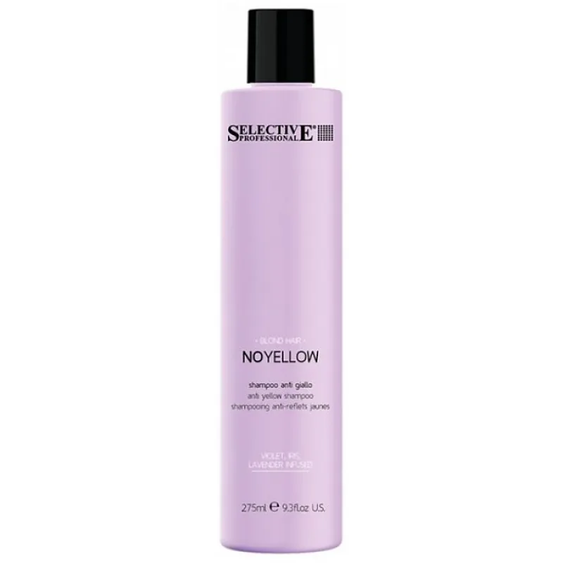 SELECTIVE NoYellow Anti Yellow Shampoo 275ml - šampón pre studené odtiene blond vlasov