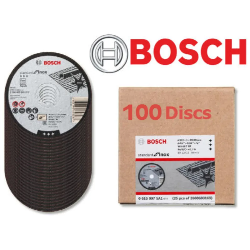 Rezný kotúč BOSCH 125x1.0mm - 100 ks