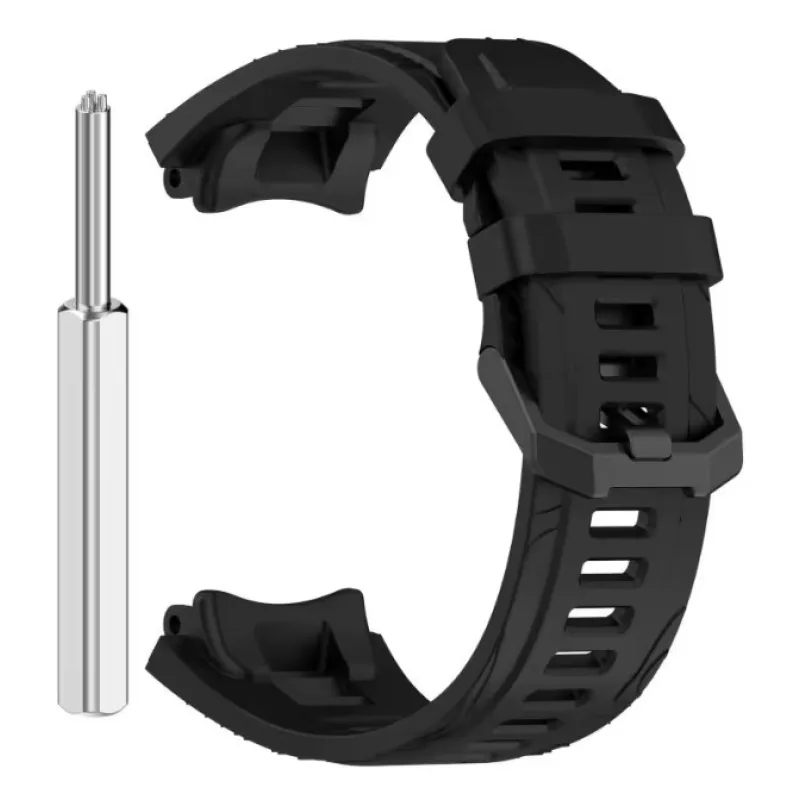 Silikonový řemínek pro Xiaomi Amazfit T-Rex 3 - Černý ESES 1530007663