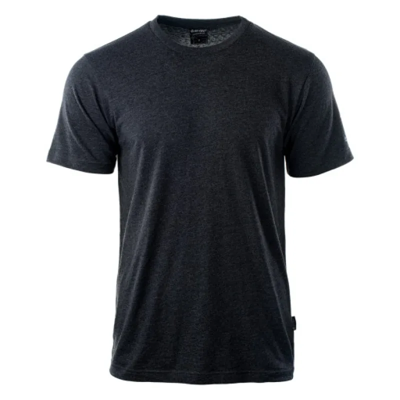 Hi-Tec PLAIN DARK GREY MELANGE Pánské tričko, vel. XL