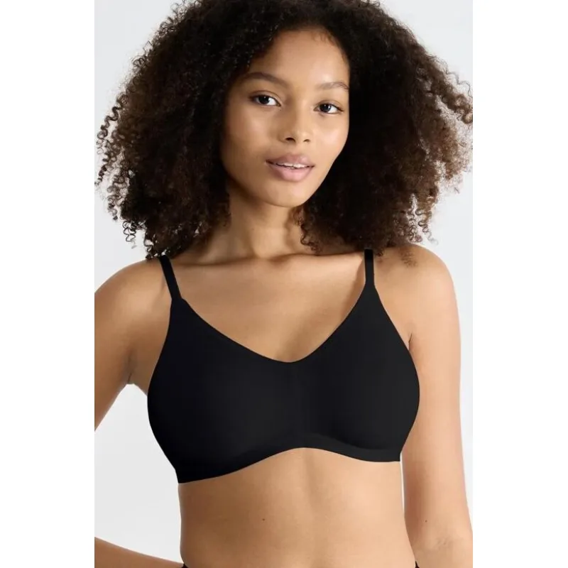 Soft podprsenka organic GO Daily Cotton čierna L