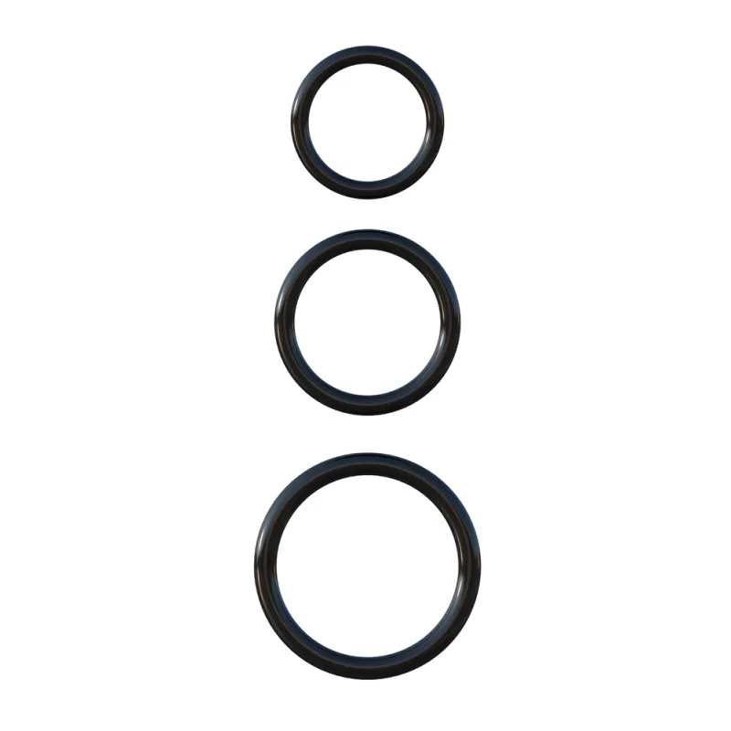 Pipedream Fantasy C-Ringz - Silicone 3-Ring Stamina Set