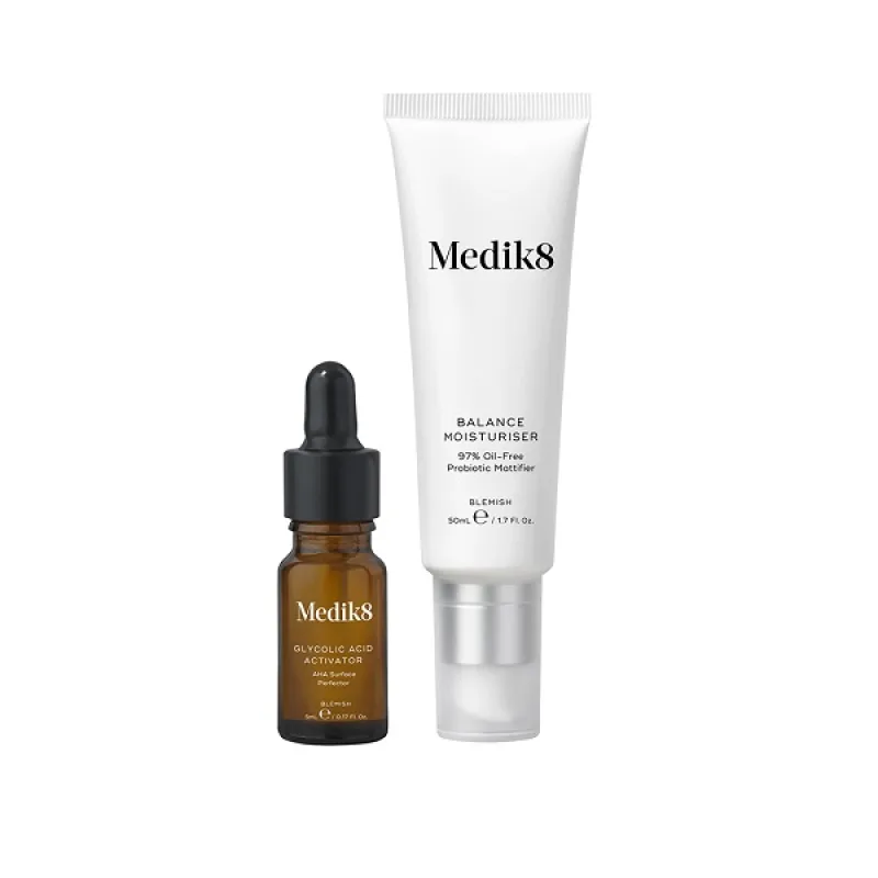 Medik8 Balance Moisturiser & Glycolic Acid Activator 50 ml