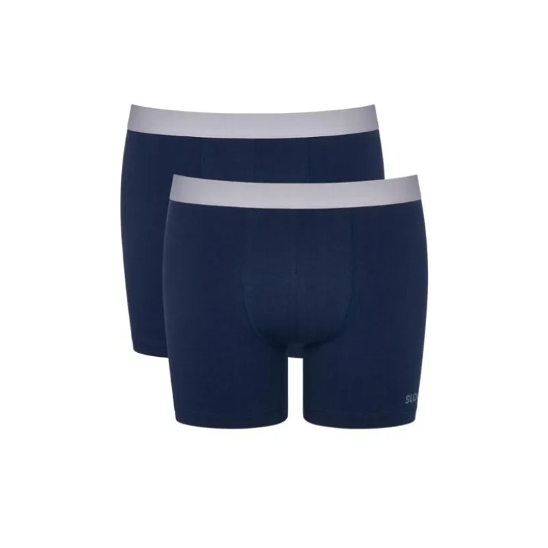 2PACK Boxerky pánske Sloggi Men Go ABC modré M