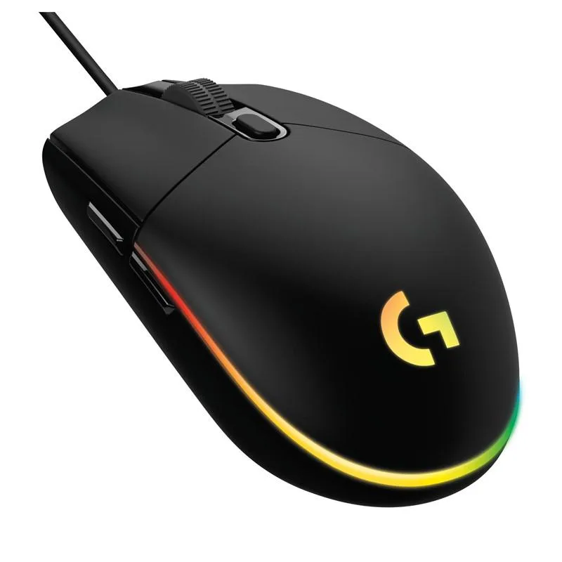 Logitech G102 Gen2/Herní/Optická/8 000 DPI/Drátová USB/Černá 910-005823