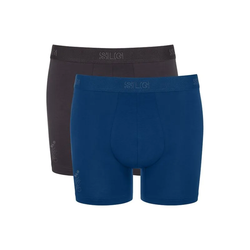 2balenie boxerek Base Short sivé a modré M