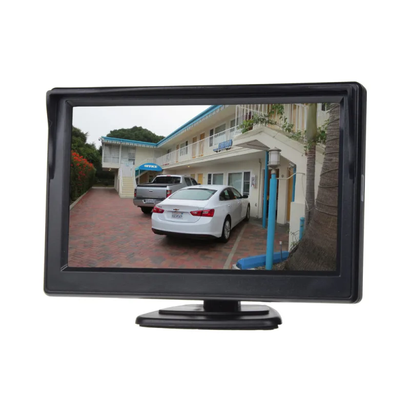 LCD monitor 5" černý na palubní desku s možností instalace na HR držák 80063