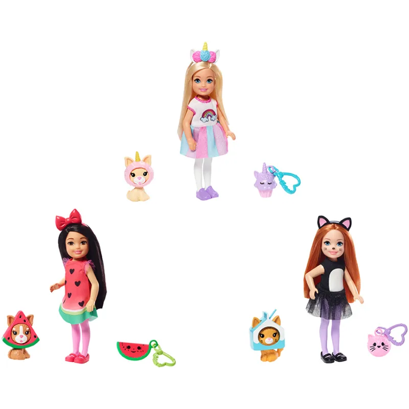 Mattel Barbie CHELSEA v kostýme ASST