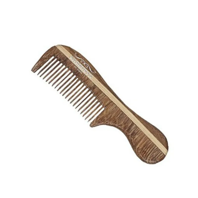 SIBEL BARBURYS Rosewood Mustache MINI - Hrebienok s rúčkou z palisandrového dreva pre úpravu fúzov