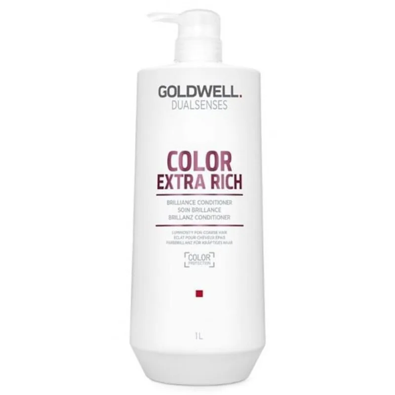 GOLDWELL Dualsenses Color Extra Rich Conditioner 1000ml - ošetrujúce kondícií. pre farbené vlasy