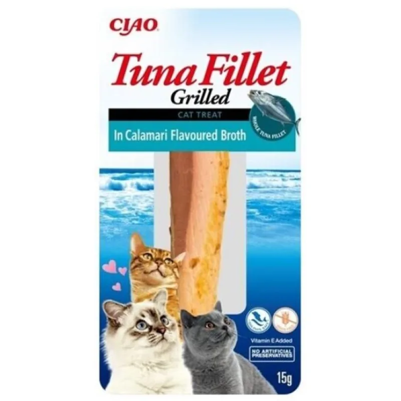 INABA FOODS Inaba Churu Grilled cat Tuniak vo vývare z kalamára