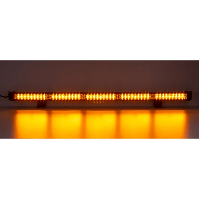 LED alej voděodolná (IP67) 12-24V, 45x LED 1W, oranžová 772mm, ECE R65 kf77-772