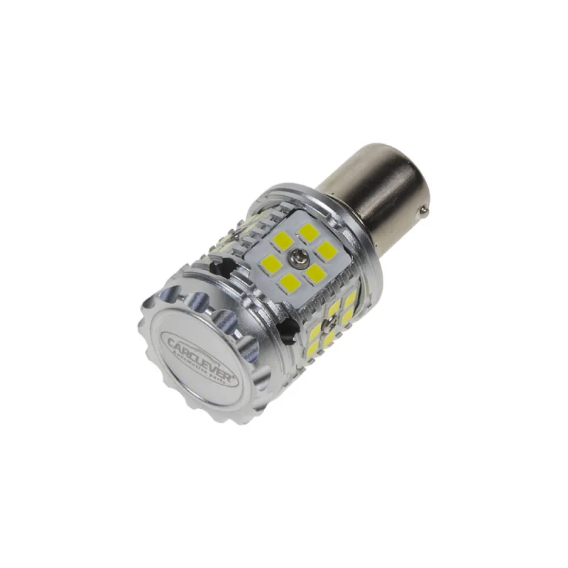 LED BA15s bílá, CAN-Bus, 12-24V, 30LED/3030SMD 95cb102