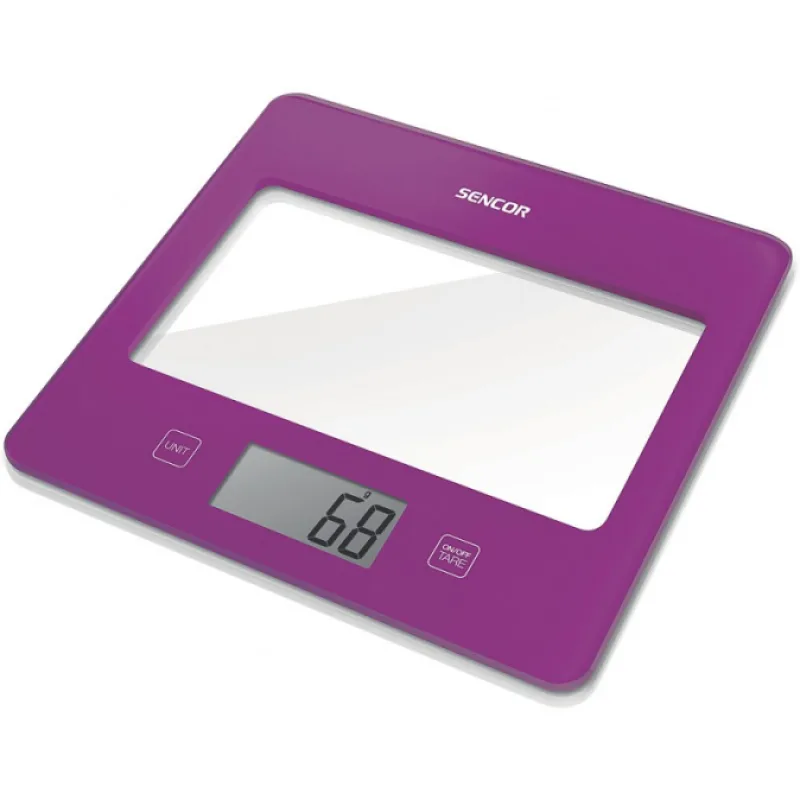 SENCOR SKS 5025VT Viacúčelová malá váha do 5000g, presnosť 1g - fialová