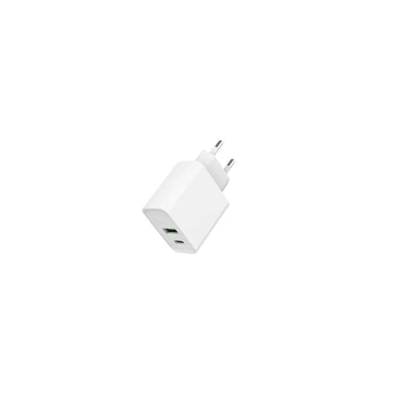 GEMBIRD PD nabíječka USB-A USB C 20W bilá TA-UC-PDQC20-01-W