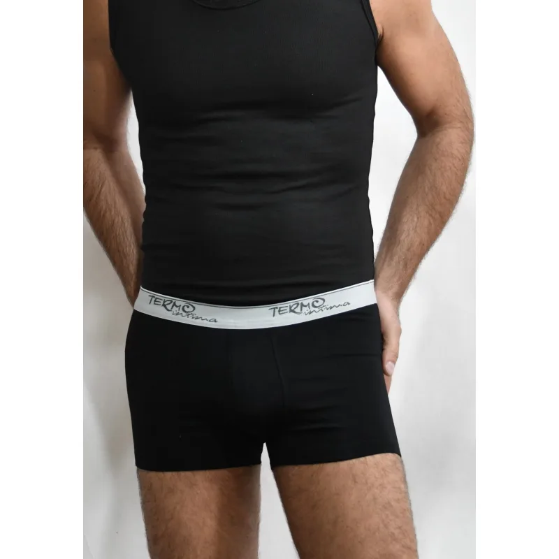 Bambusové spodné prádlo pánske boxerky - XXXL, čierna sýta