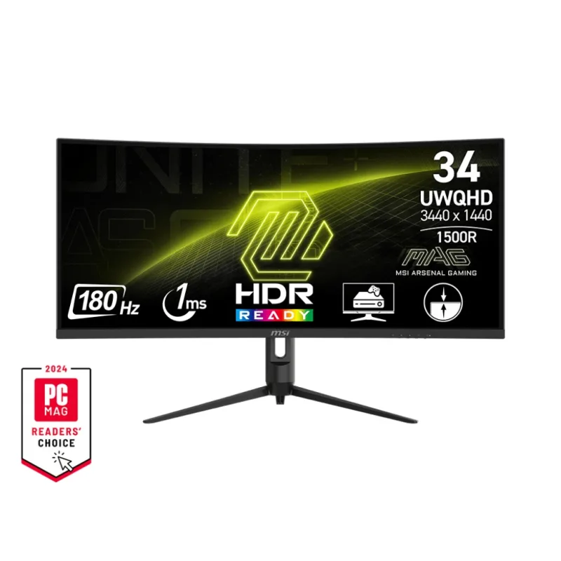 MSI MAG/342CQR E2/34"/VA/wQHD/180Hz/1ms/Černá/3R MAG 342CQR E2