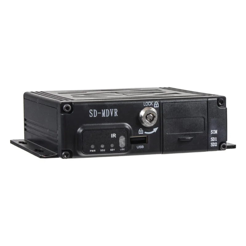 Černá skříňka pro záznam obrazu ze 4 kamer, GPS, 2x slot SD dvrb4d-2