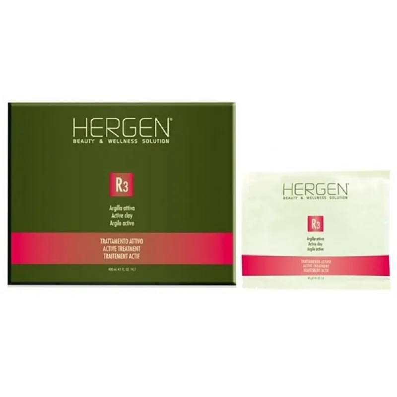 BES Hergen R3 Aktívný íl 400g - maska pre hĺbkové čistenie