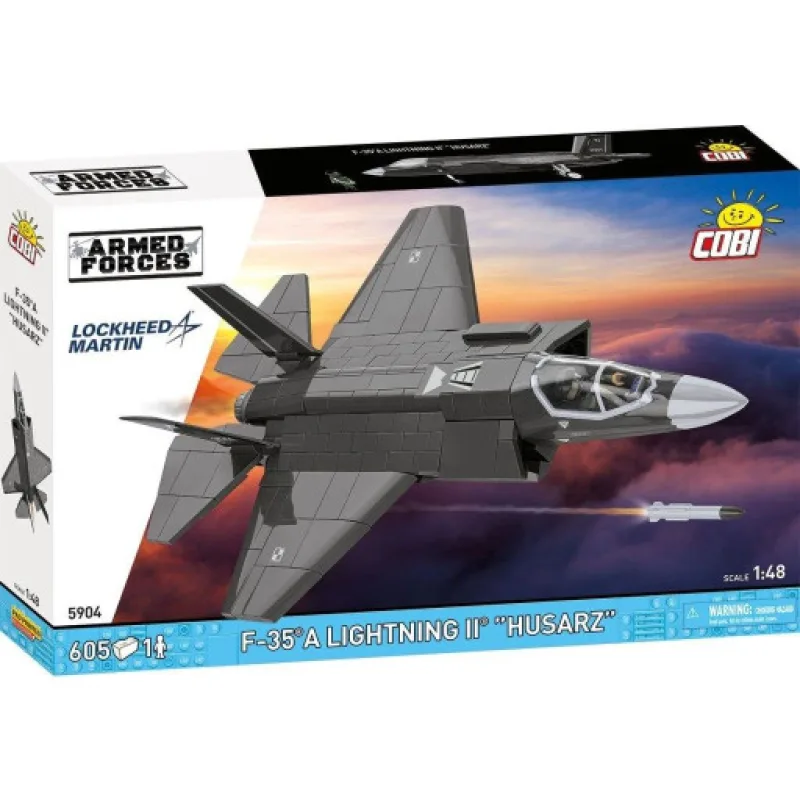 Cobi 5904 Armed Forces F-35A LIGHTNING II HUSARZ, 1:48, 605 kostek