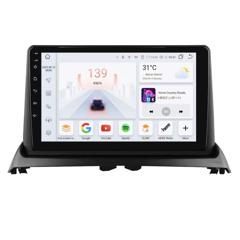 HIZPO KXRNCLIO94 Autorádio 9“ Android 13 pre Renault Clio 2 Model: S9006 (6+64GB) CHR3314_S9006