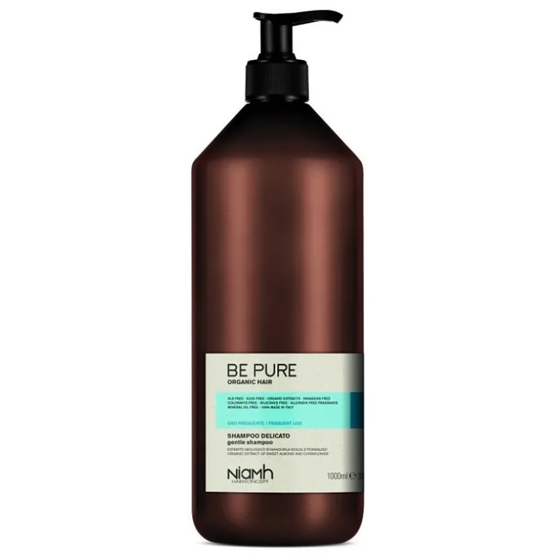NIAMH Be Pure Gentle Shampoo 1000ml - čistiaci šampón pre časté umývanie vlasov