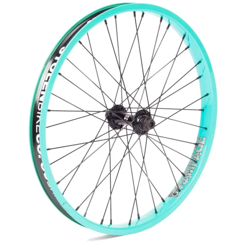 Stolen 20" Rampage FA BMX Přední Kolo (Caribbean Green)