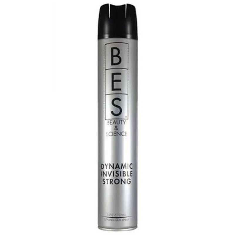 BES Hair Fashion Dynamic Invisible Strong 500ml - lak na vlasy pre väčší objem