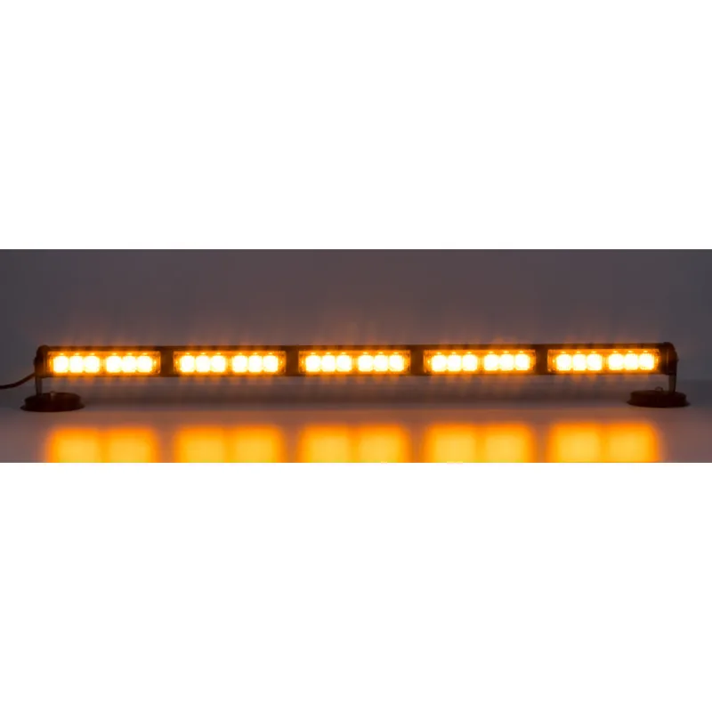 LED světelná alej, 30x 1W LED, oranžová 800mm, ECE R10 kf755-5