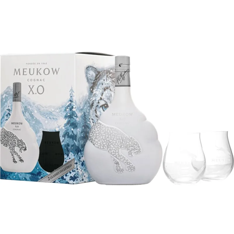 Meukow XO Ice s 2 pohármi 40% 0,7l