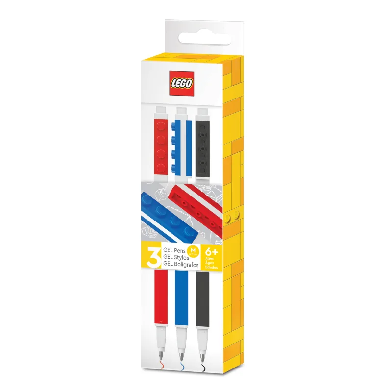 Smartlife LEGO Gelová pera, mix barev - 3 ks