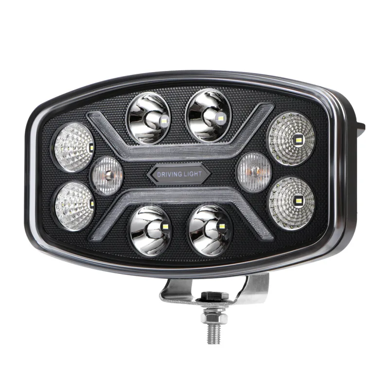 LED světlo oválné s pozičním a výstražným světlem, 80W, ECE R65, R148, R149, R10 wl-470