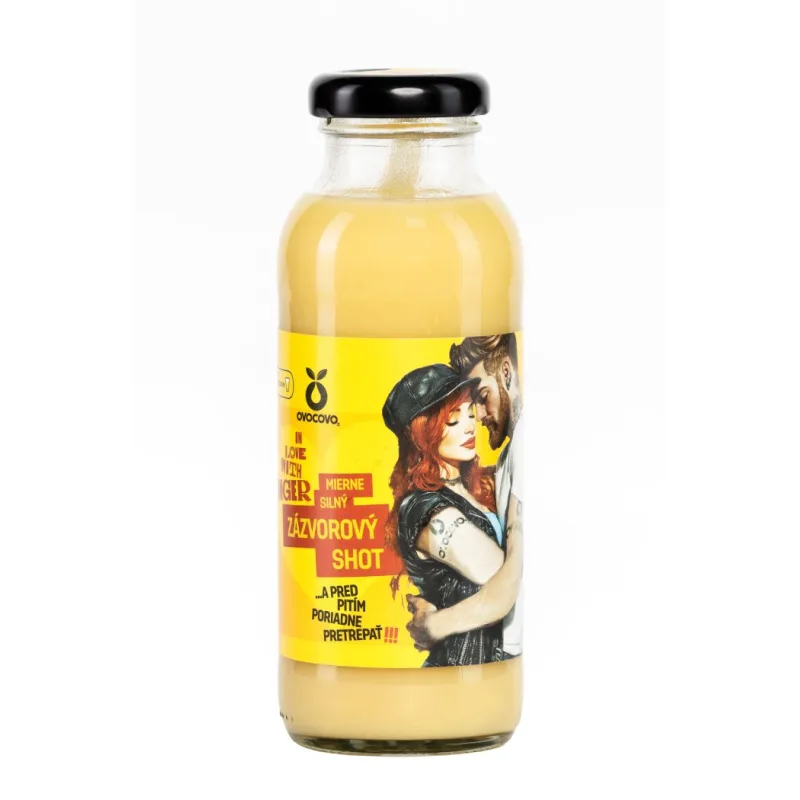 Ovocovo Zázvorový shot - mierne silný 250ml