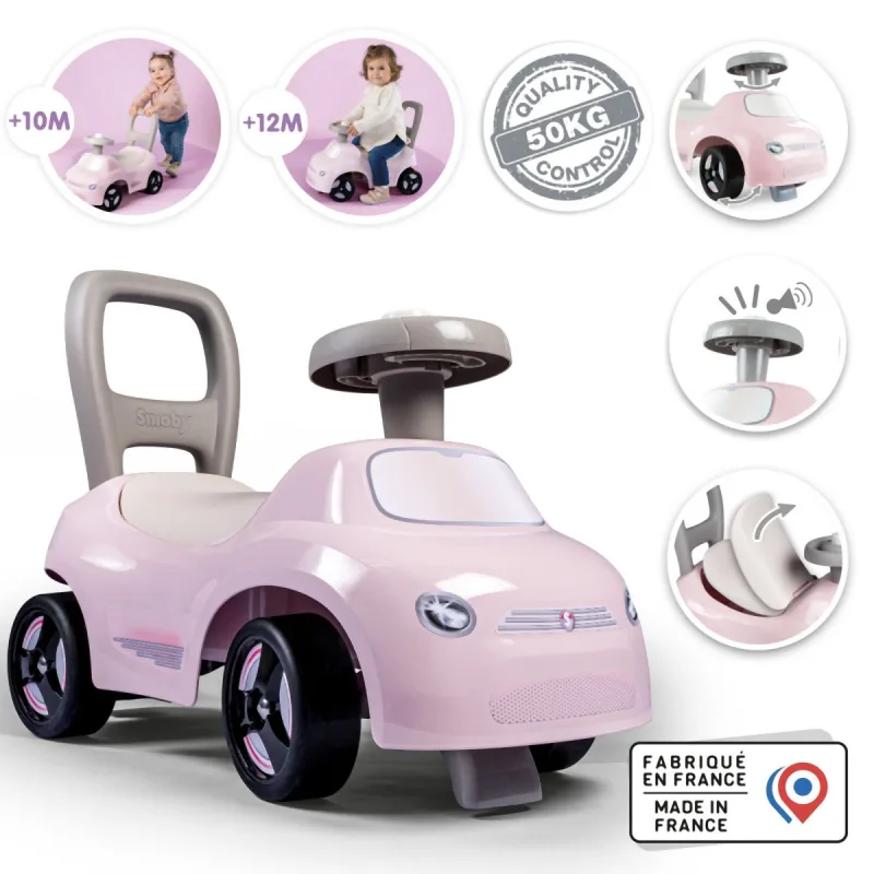 Smoby Odrážadlo Auto Ružové