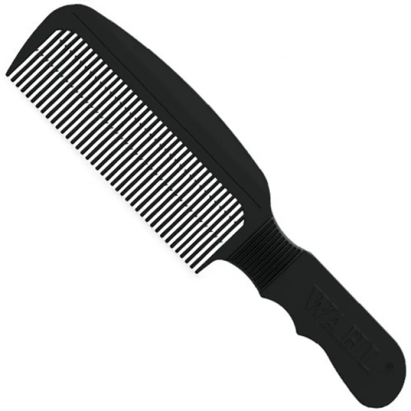 BARBER WAHL 03329-017 Speed Comb Black - veľký čierny hrebeň s rúčkou